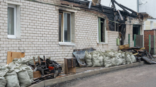Professional Fire Damage Assessment technician working in Paoli, PA